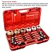 DAYUAN YT-1097 Universal Press and Pull Sleeve Remove Install Bushes Bearings Garage Tool Kit,Black