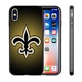 Saints iPhone Xs Max Case Slim Thin Fit Protective Back Cover Anti-Skid Hybrid Soft Grip Premium TPU...