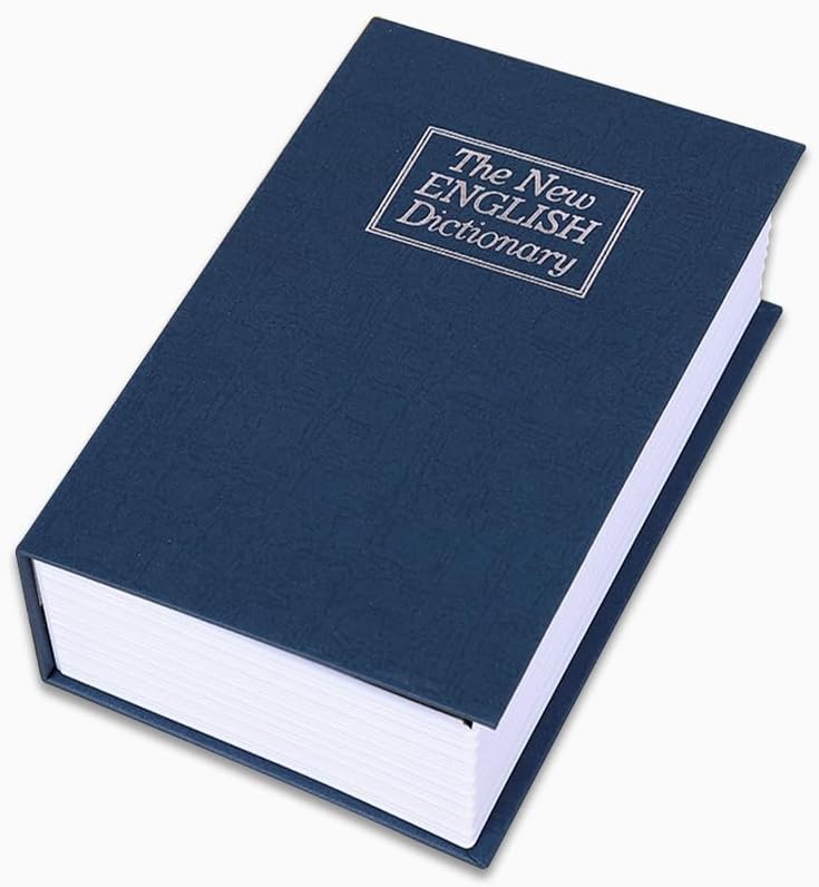 ATRONAW Book safe box, English dictionary safe box, medium