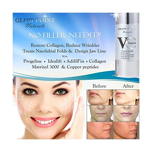 Glow-Point-Naturals-20-Natural-Vitamin-C-Serum-for-Face-with-5-Hyaluronic-Acid-5-Niacinamide-4-Kojic-Acid-Ferulic-Acid-E-B5-Skin-Lightening Glow Point Naturals, 20% Vitamin C Serum For Face With Hyaluronic Acid, 5% Niacinamide, 4% Kojic Acid, 4% D-Arbutin, VC Smart Serum