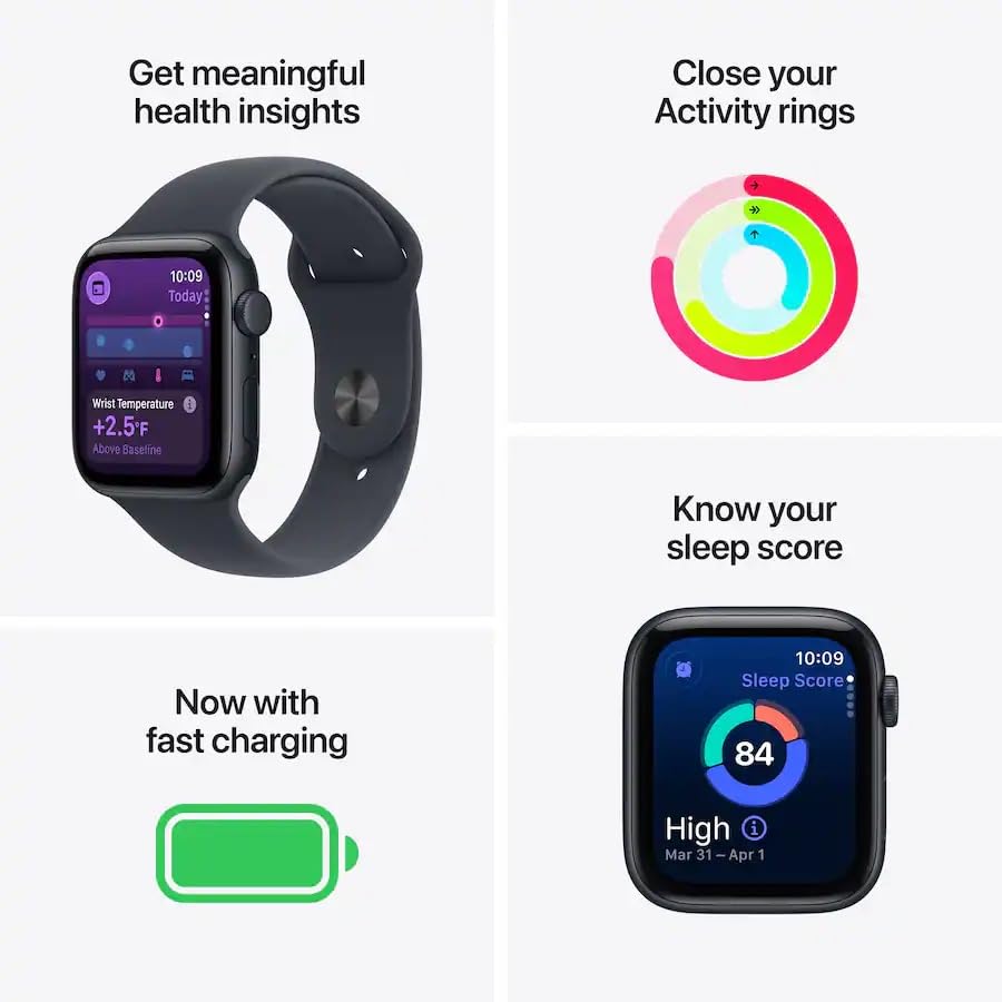Amazon.com: Apple Watch SE 3 [GPS + Cellular, 40mm] Midnight