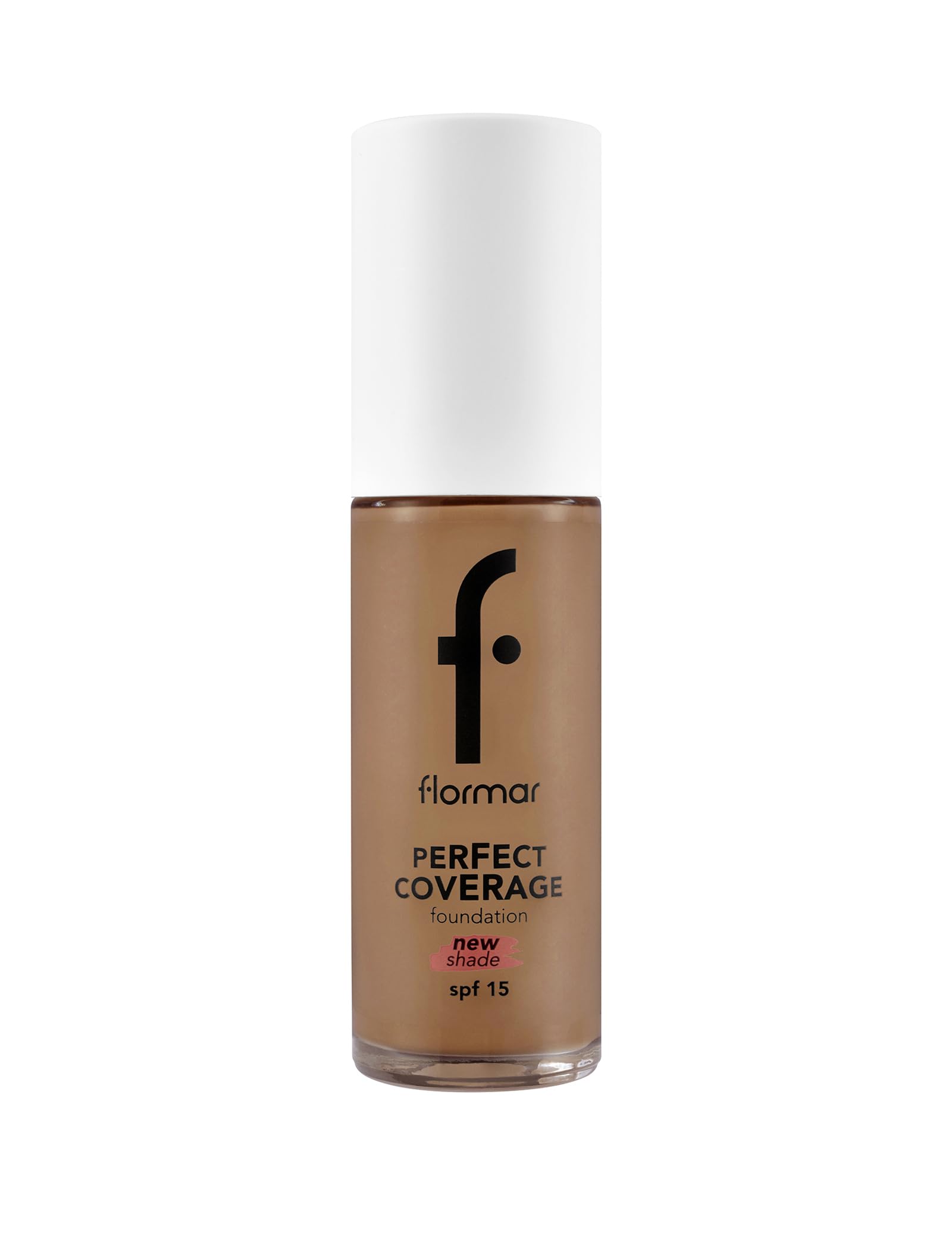 Flormar Perfect Coverage Yüksek Pigmentli & Yarı Parlak Bitişli SPF15 Fondöten 136 CHESNUT