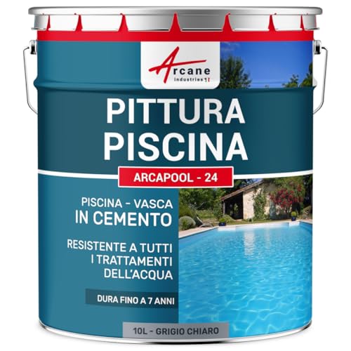 ARCANE INDUSTRIES Vernici impermeabilizzanti per piscine - ARCADECO - 1215 - Grigio tele 4 - RAL 7047
