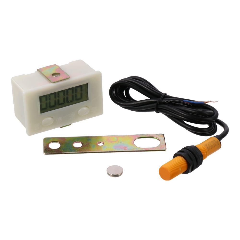 5 Digit Plastic Automatic Sensing Counter Proximity Switch Sensor Loop Counter 0-99999 Counter