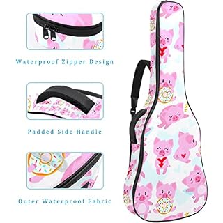 Hondank Housse de transport étanche pour guitare avec bandoulière réglable Motif panda volant dans le ciel, Multicolore… - Les Beatles, Paul McCartney, John Lennon, RIngo Starr, George Harrison Hondank Housse de transport étanche pour guitare avec bandoulière réglable Motif panda volant dans le ciel, Multicolore… – Image 4