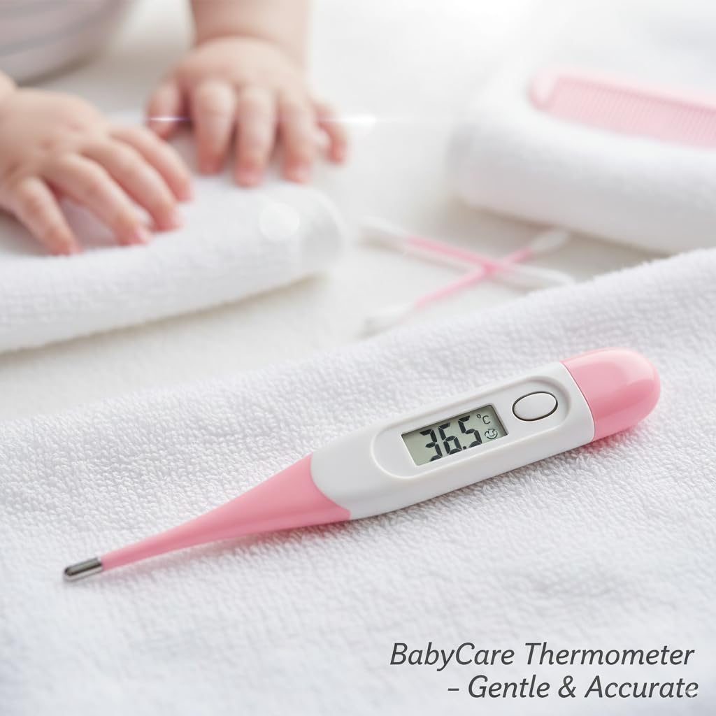 Kit Naissance Bébé 13 Pièces – Trousse de Soin & Toilette Nouveau-né Complète – Thermomètre, Coupe-Ongles, Mouche-Bébé, Brosse Cheveux – Indispensable Maternité & Cadeau Naissance