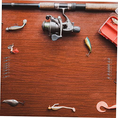 Fishing Leaders con Giratorio y Cierre para Pesca 100 Piezas miniatura 5