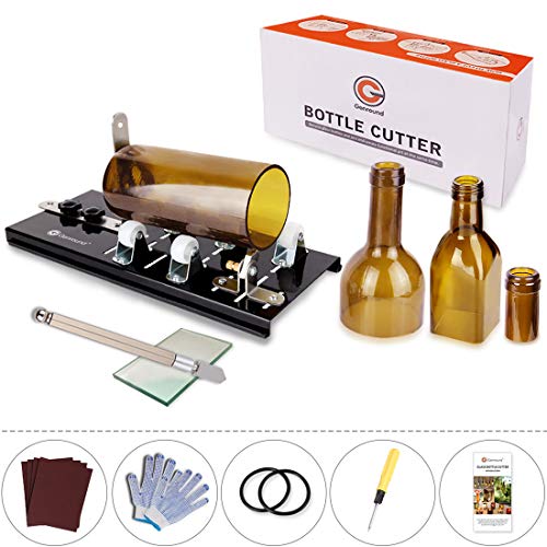Genround Glass Bottle Cutter, 2020 [G2 Upgrade Version] Bottle Cutter & Glass Cutter