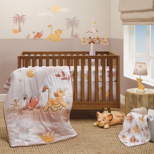 Image of Lambs & Ivy Disney Baby Lion King Safari 3-Pc Infant Nursery Crib Bedding Set