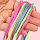 2 Pcs Fingertwist,Fadenspiel,Fingerspiele Kinder,Fingertwist Kinder Mit Anleitung,Flexibles Fadenspiele Für Kinder,Rainbow Rope,Ideal Als Kleines Geschenk, Mitgebsel Und Für Den Schulhof,Länge 160cm