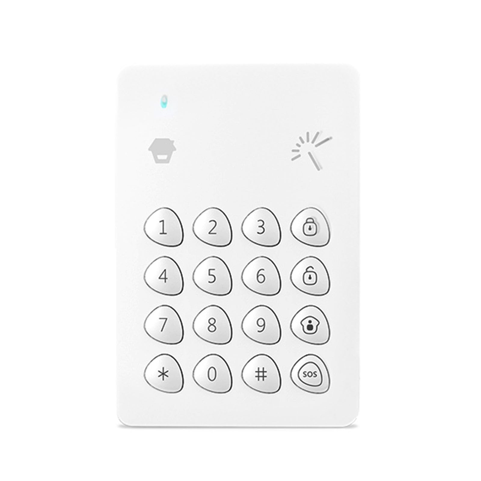 CHAUNGO Tastiera Senza Fili con Lettore RFID per Sistema di Allarme di Sicurezza per la Casa KP-700 - Allarme On/off - Blocco Automatico - Tastiera Autonoma con Batteria per Antifurto - Chuango