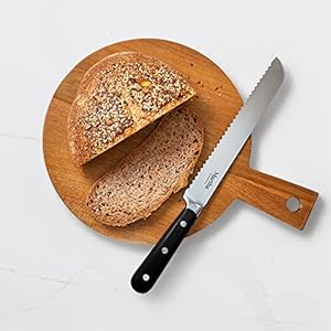 Martha Stewart Eastwalk 14 Piece High Carbon Stainless Steel Cutlery Knife Block Set w/ABS Triple Riveted Forged Handle Acacia Wood Block - Matte Black Martha Stewart Eastwalk 14 Piece High Carbon Stainless Steel Cutlery Knife Block Set wABS Triple Riveted Forged Handle Acacia Wood Block Matte Black