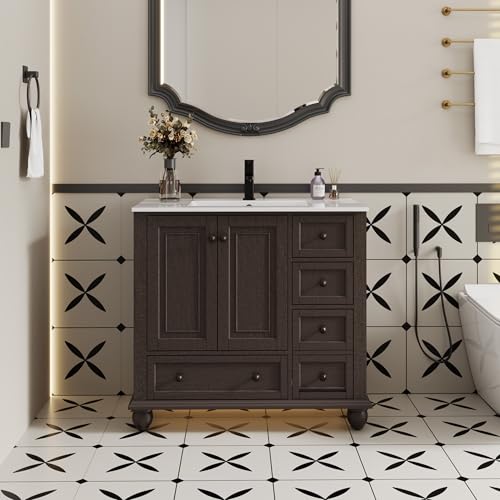 LUCKWIND 36 Vanity And Sink Combo