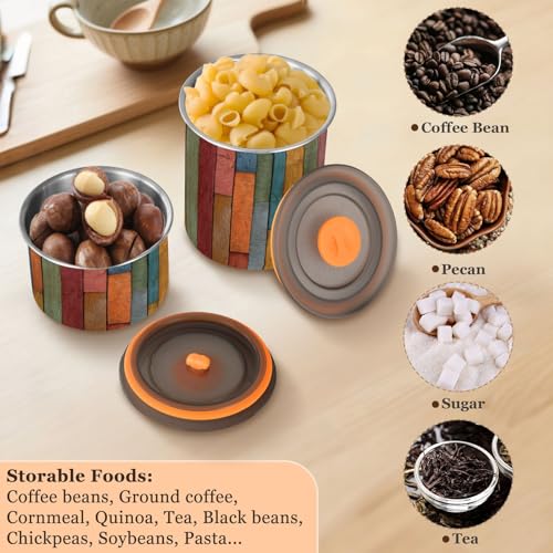 Contenedor de Almacenamiento de Café 500ml Acero Inoxidable miniatura 5