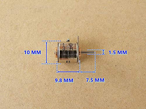 Generic 1PCS 10mm for NMB DC6V 2-Phase 4-Wire Precision Step Stepper Stepping Motor