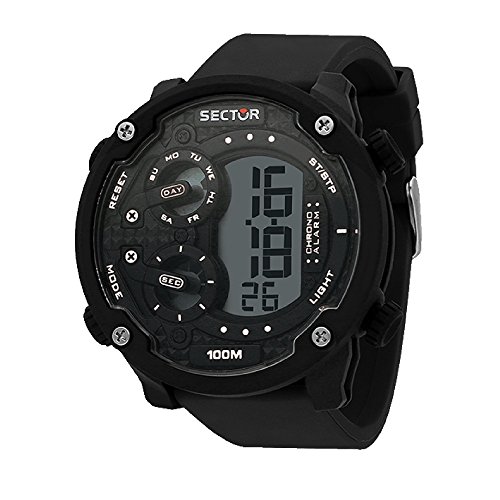 Preisvergleich Produktbild SECTOR Herren Digital Uhr mit Silikon Armband R3251571002