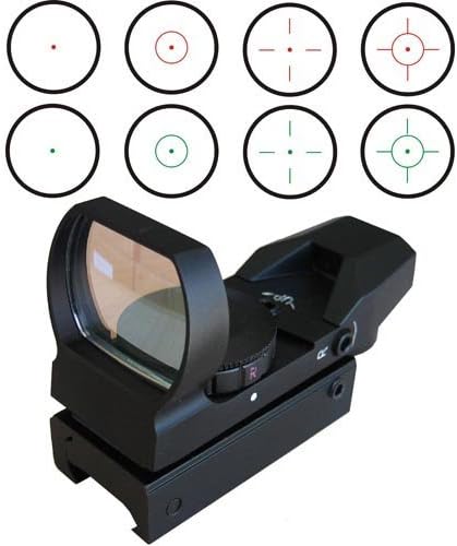 Amoker Holographic Red and Green Dot Sight Tactical Reflex 3 Different Reticles (0823)