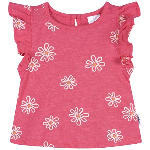 Image of Gerber Baby Girls 3-Pack Short Sleeve Tees