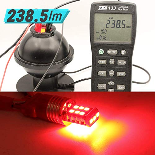 image for Syneticusa 3157 Red Flashing Strobe Blinking Rear Alert Safety Brake T