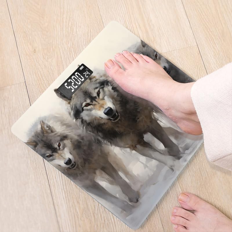 Báscula digital para peso corporal con pantalla retroiluminada miniatura 7