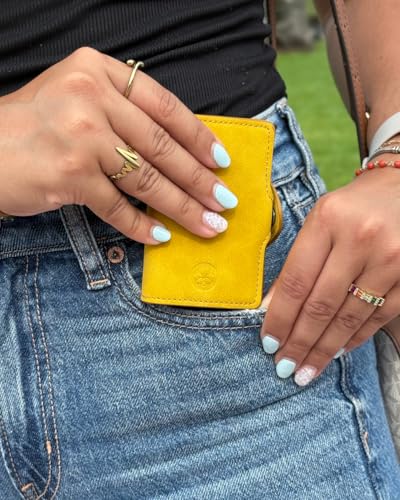 Slim RFID-Blocking Wallet,Minimalist Faux Leather Card Holder for Men & Women – Compact, Stylish & Secure2