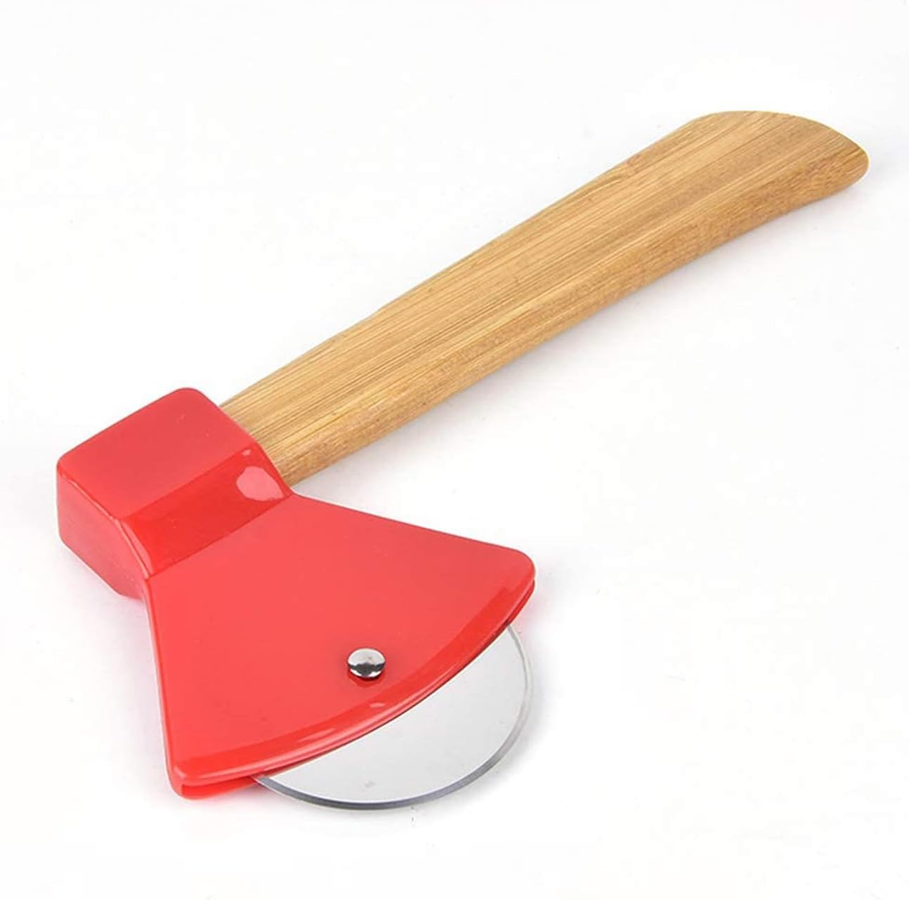 Funny & Cool Axe Pizza Cutter – Unique Men Dad Tool With Steel Сircular Saw, Plastic Cover for Wheel Blade Knife & Bamboo Handle – Cute Kitchen Gadgets Nonstick Stuff Slicer Accessories Funny & Cool Axe Pizza Cutter – Unique Men Dad Tool With Steel Сircular Saw, Plastic Cover for Wheel Blade Knife & Bamboo Handle – Cute Kitchen Gadgets Nonstick Stuff Slicer Accessories