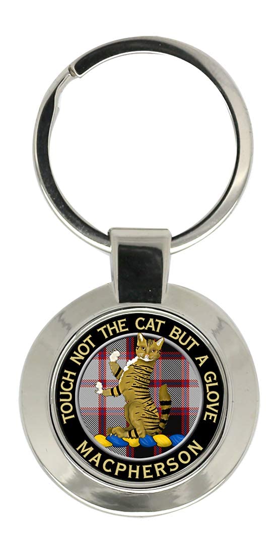 Giftshop Uk Unisex Silver Coloured Metal Macpherson Scottish Clan Key Ring