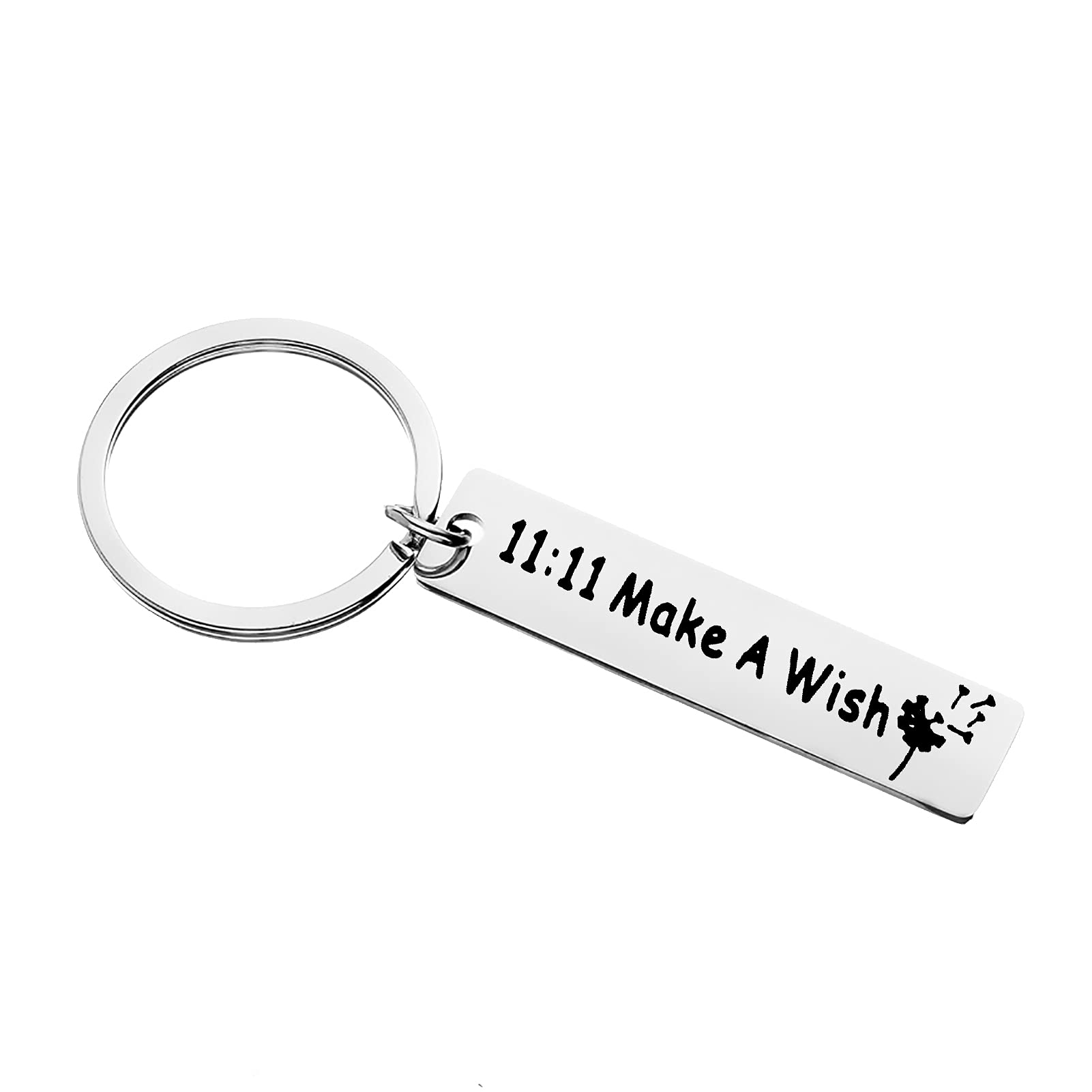 BaipiluDandelion Wish Keyring Spiritual Keychain Jewelry Gift New Adventure Gifts Good Luck Gift for Wish Lover Women Men New Beginnings Gift for Daughter Son Sister Friends Birthday New Job Gifts