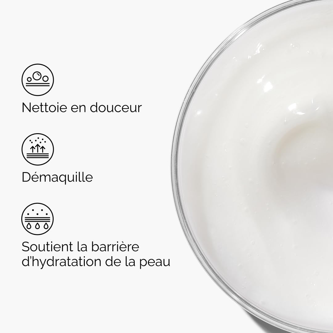The Ordinary Crème Nettoyante aux Glycolipides, Démaquillant doux, à base d'agents glycolipides d'origine végétale, 150 ml