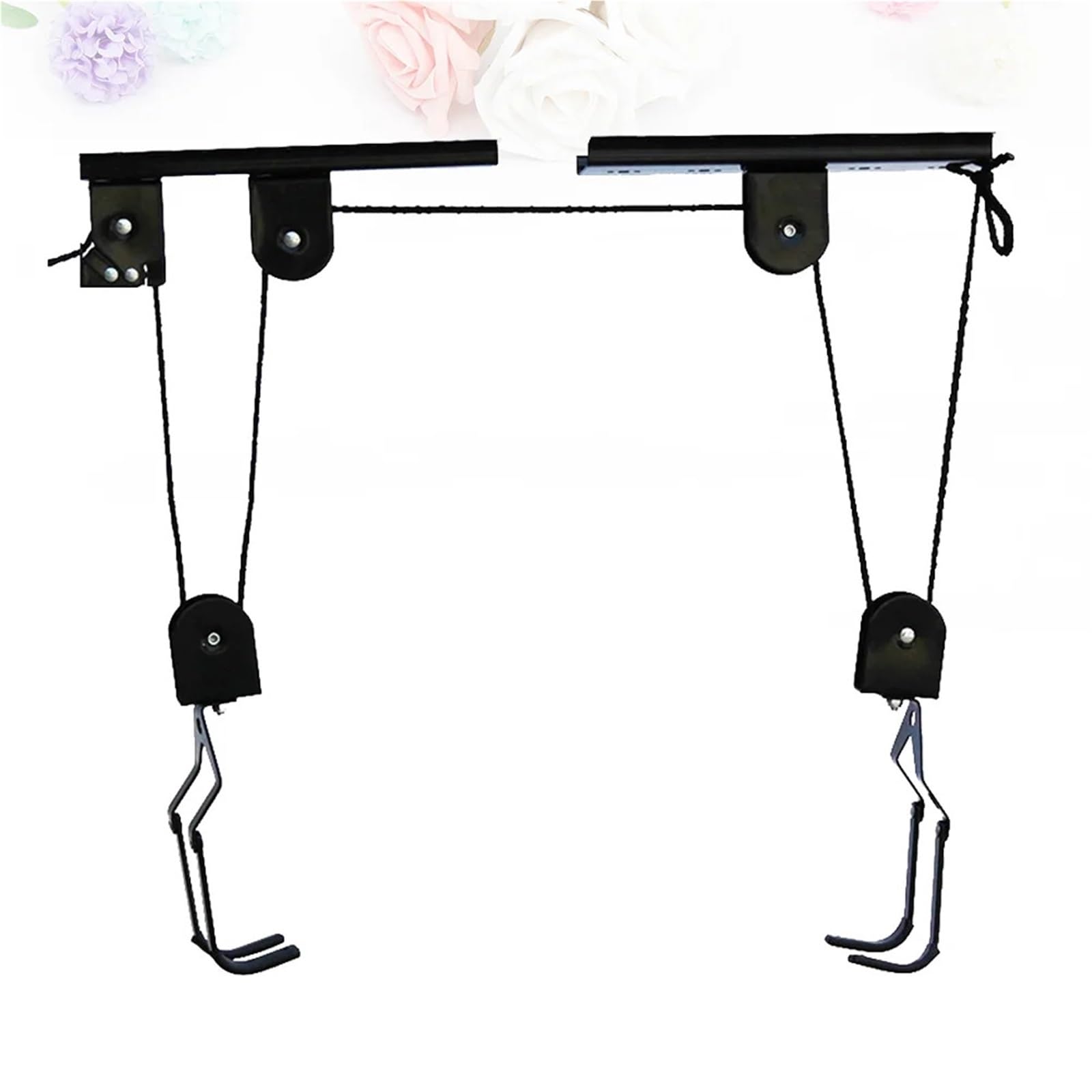 Accesorios de Bicicleta Elevador de Techo para Bicicleta, Estante de estacionamiento, Soporte de Almacenamiento, Ganchos para Colgar en la Pared, grúa eléctrica Soporte Bicicleta Suspensión