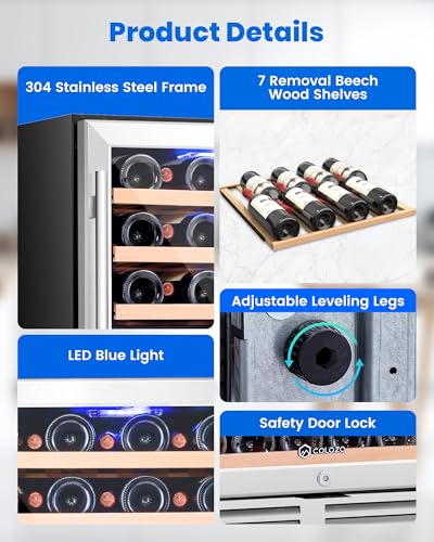 Stainless Steel Wine Cooler Refrigerator