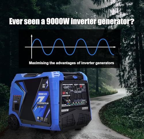 DK 9200W Generator, Tri-fuel, Gas LPG NG, 120V/240V Output, Remote & Electric Start, 5-20R L5-30P 14-30R 14-50P, for Backup Power Outage Home - Image 4