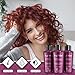 Agi Max Brazilian Natural Keratin Hair Treatment Kit for Straightening Curls and Frizz, Reducing Dry Damage, Nourish and Hydrate Root to Tip, Support Color Treated Styles - 1 liter 3 Steps 3 x 500ml