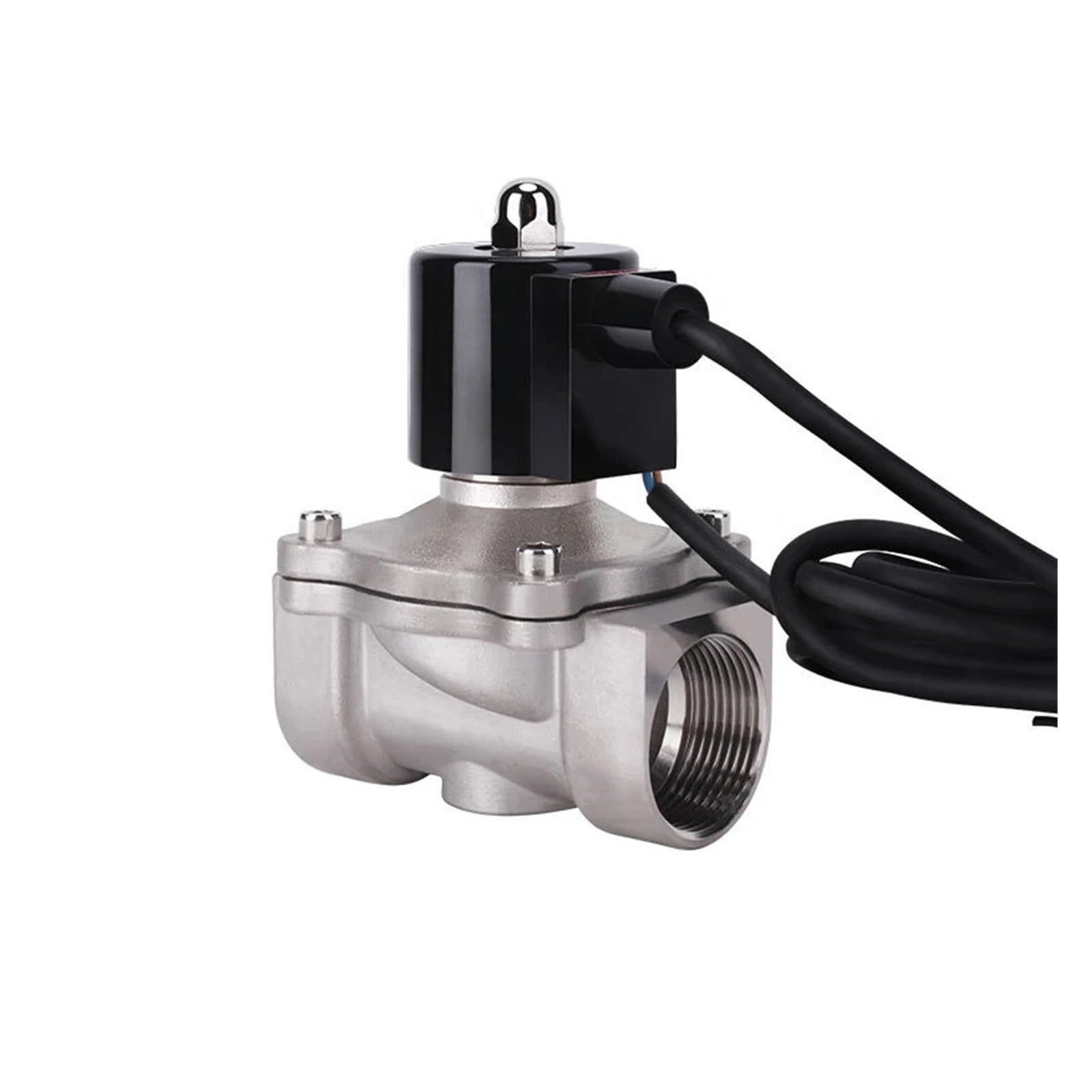 MXXDMOPD 1-1/4" NPT thread normally closed 304 stainless steel IP68 waterproof fountain solenoid valve 110V 24V 12V 24v underwater use(NPT-24VAC-NBR-SEAL)