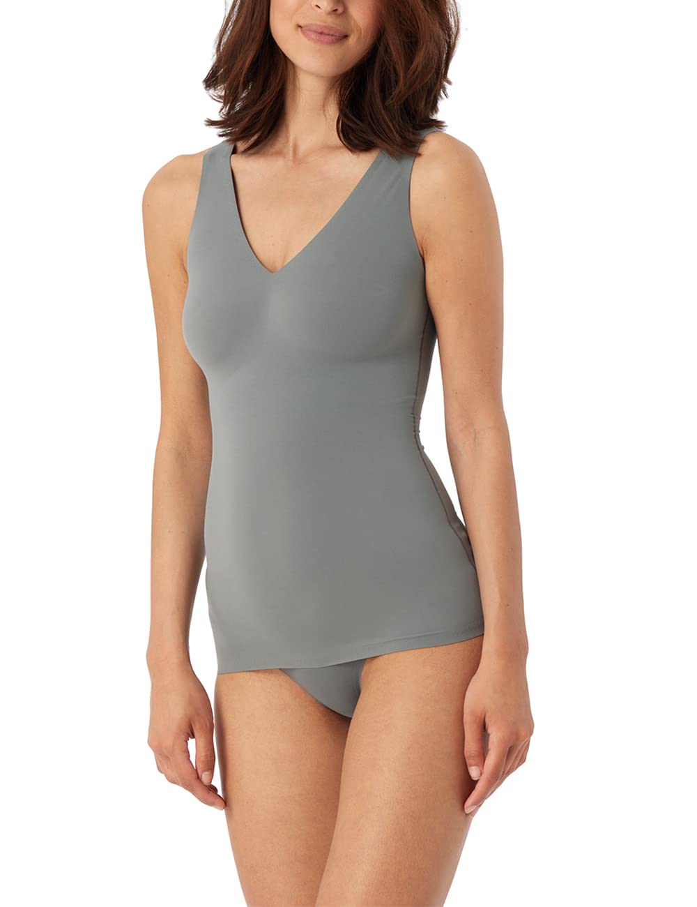 Schiesser Damen Trägertop mit herausnehmbaren Pads - Invisible Soft, Jade_170365, 40