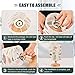 Various Cooking Tools Bedside Table Lamp with USB Port Decor Bedside Lamp Desk LED Bulb Included, Small Nightstand Lamp for Home Bedroom Living Room