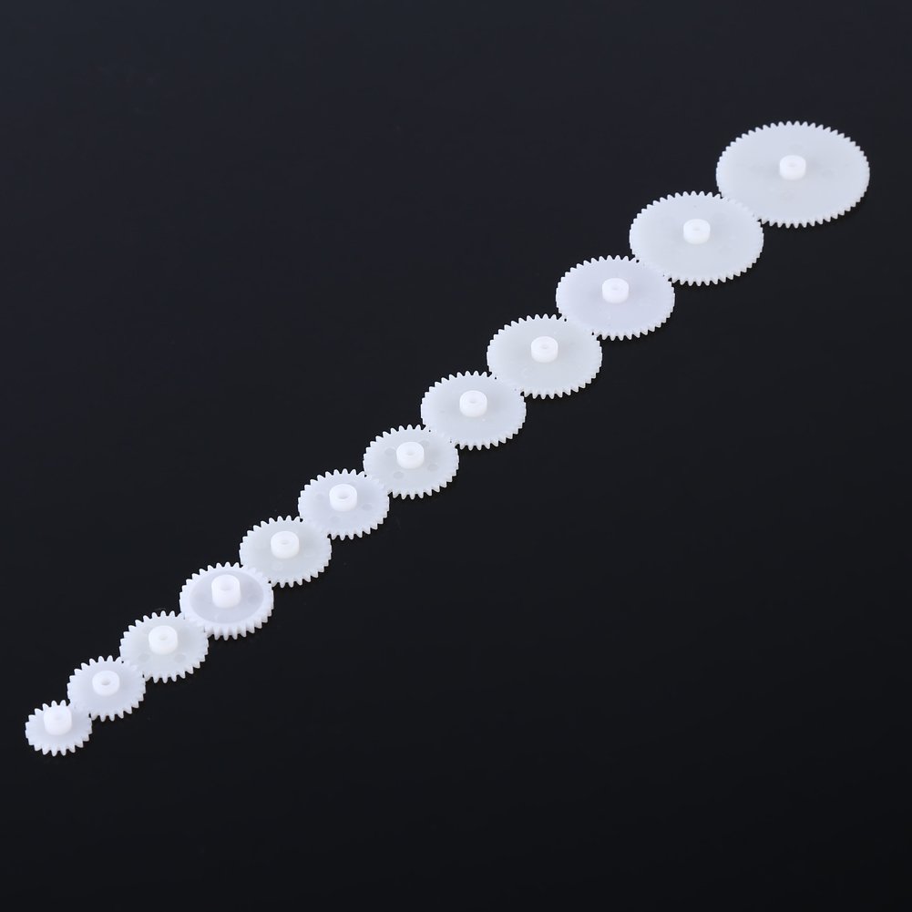12pcs Plastic Motor Gear Set Gears Kits Robot Motor Car Toy for DIY - Image 4