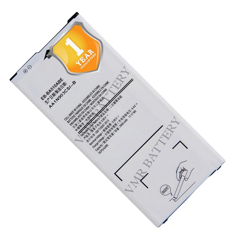 Image of Original EB-BA510ABE Battery Compatible for Samsung Galaxy A5 (2016) (SM-A510F) - (2900mAh) - 1 Year Warranty K7