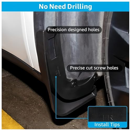 Guardabarros para neumáticos de coche Tesla Model Y 2020-2024 y 2025 Juniper 5
