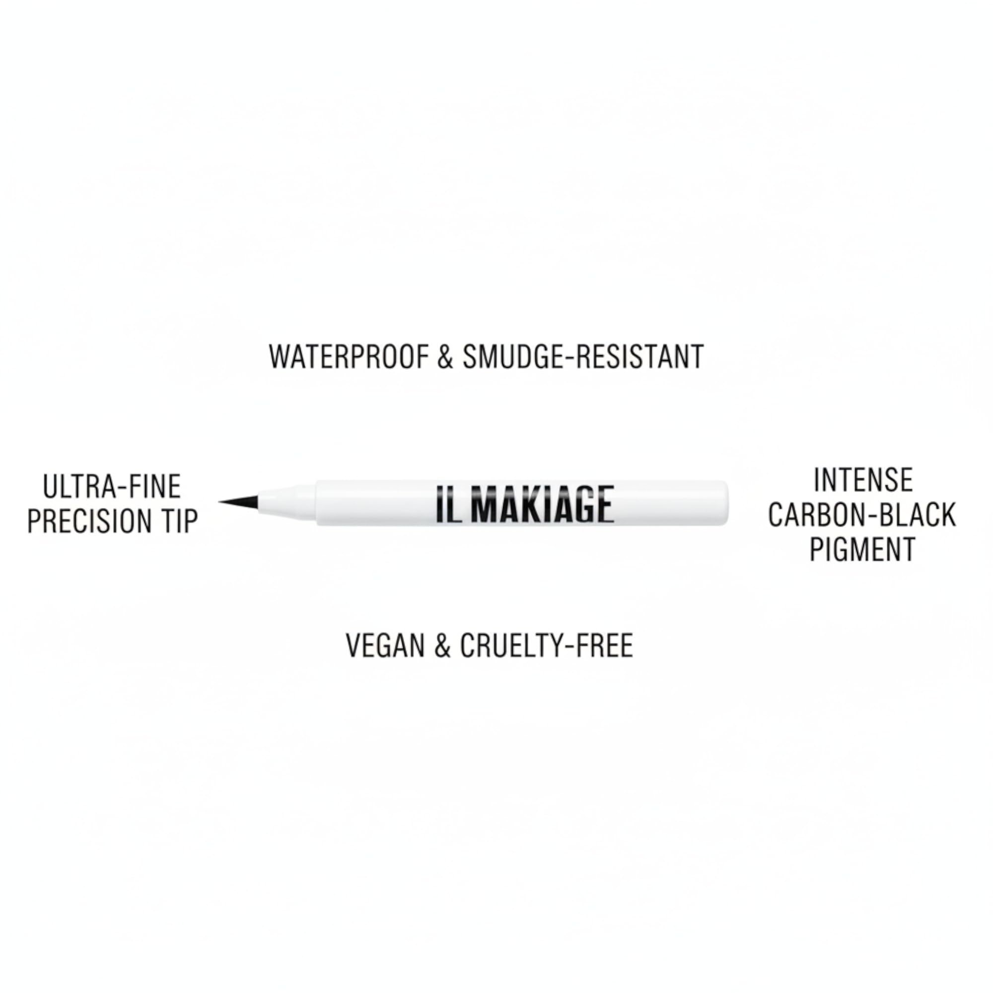 Black Card Waterproof Liquid Eyeliner 0.05 oz