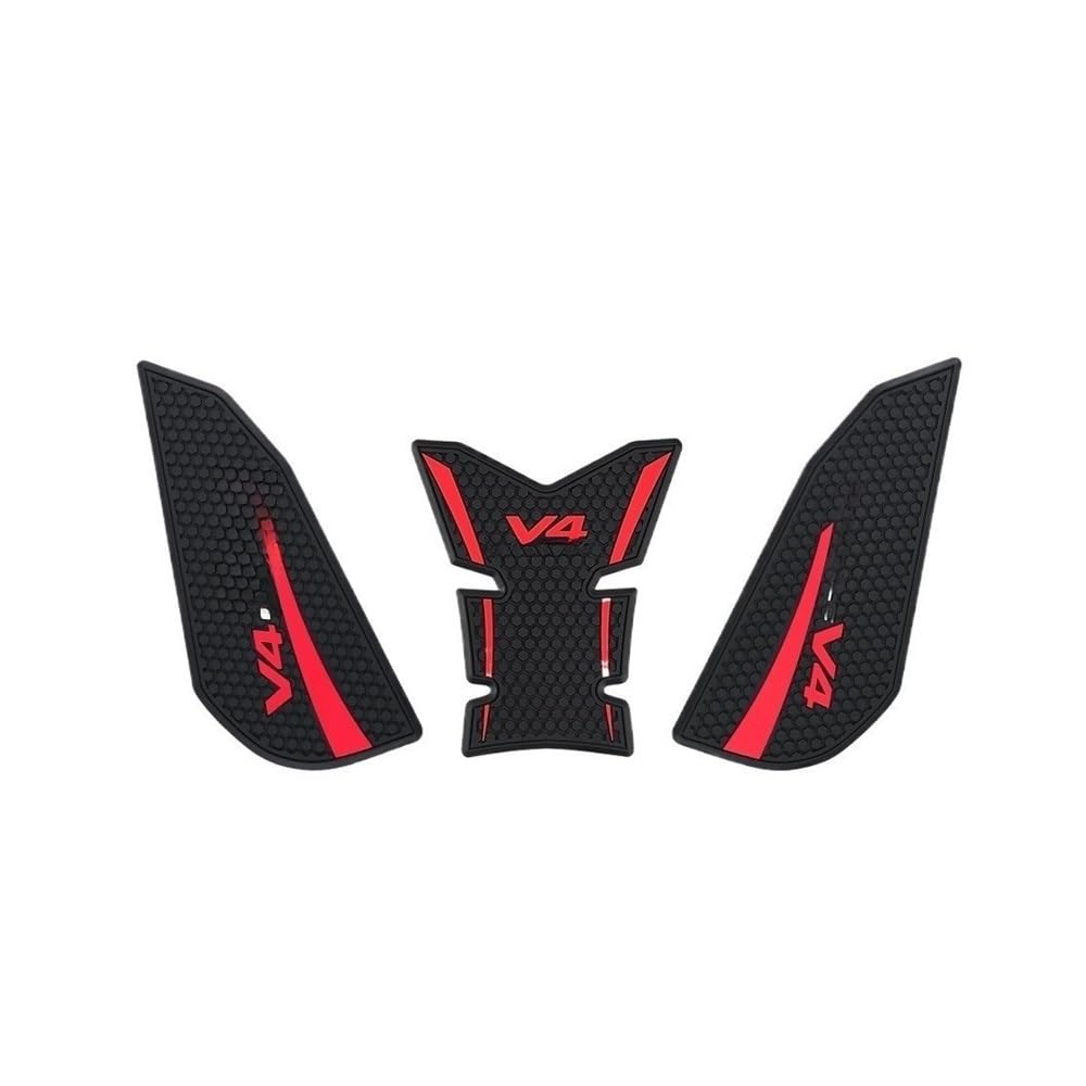 Fuel Cover Sticker Motorcycle Side Tank Pad for Panigale V4 V4S 2025+ Rubber Non-Slip Sticker Fuel Anti Scratch Decal