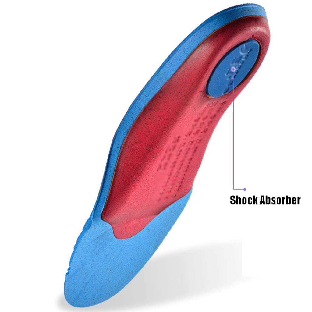 GZD Alta Ayuda de Arco de Las Plantillas del Zapato, Zapatos ortopédicos Plantillas Fascitis Plantar y pies Planos Alivio del Dolor Arco Reducir la Fatiga Muscular para Hombres y Mujeres,37