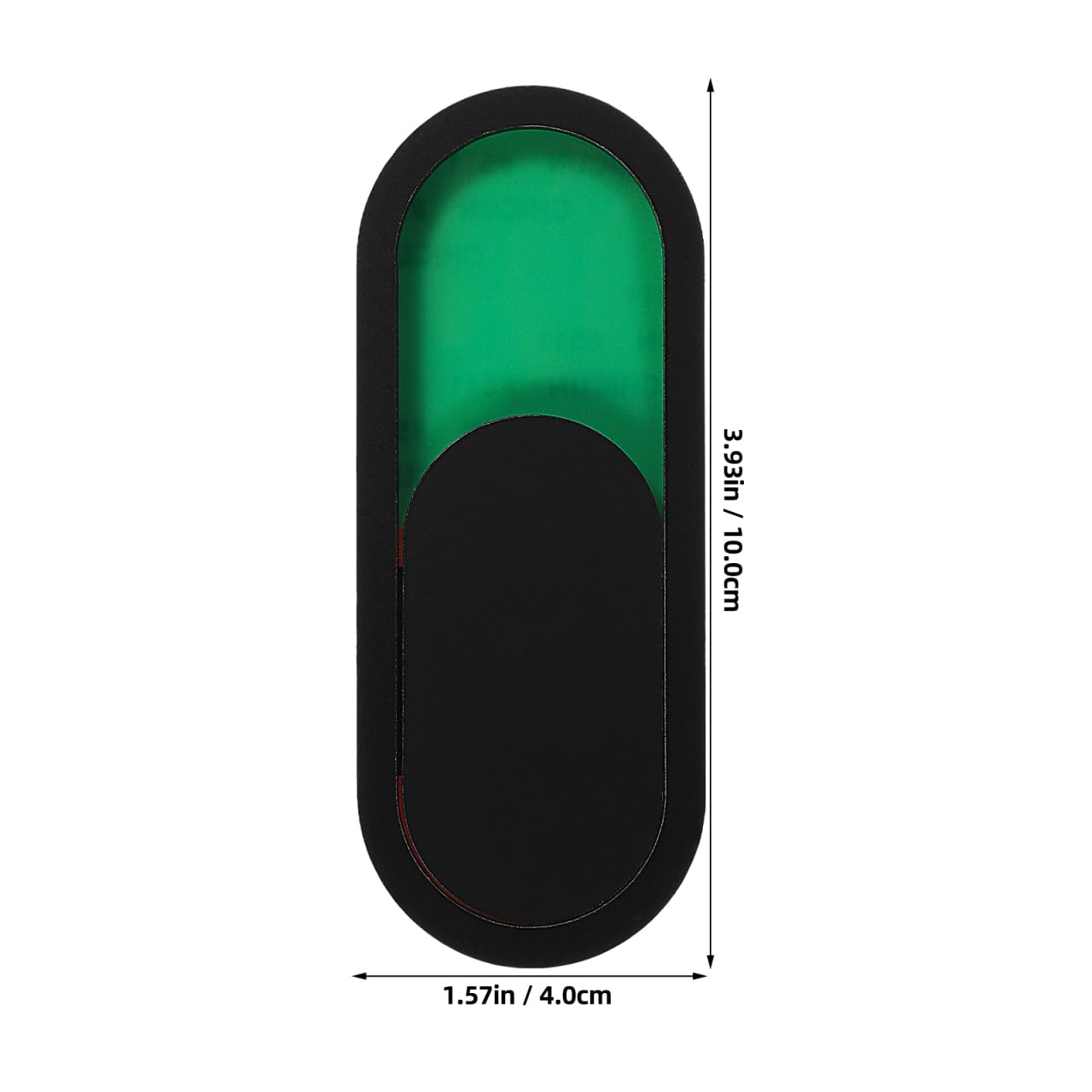 VILLCASE 40 Stück Schieberegler-Türschild, 10 x 4 cm, Bio-Glas in Verschiedenen Farben – Klarer Besetzt/Leer-Status für Büro, Konferenzraum & Badezimmer – zur Vermeidung Unerwünschter Störungen