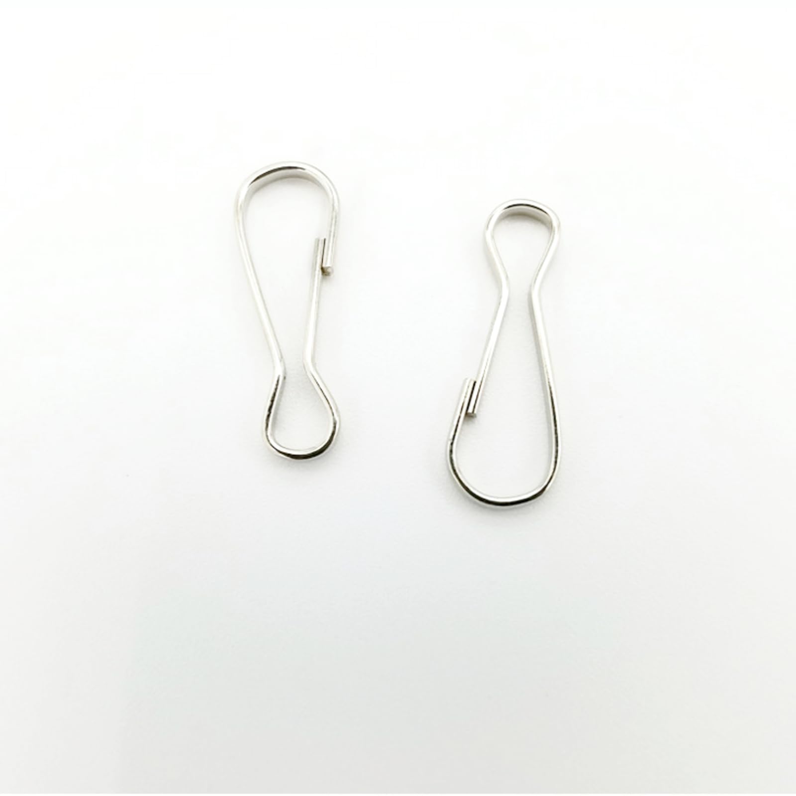BeeSpring 100 Pcs Metal Spring Hooks 1'' 25mm Purse Pulis Snap