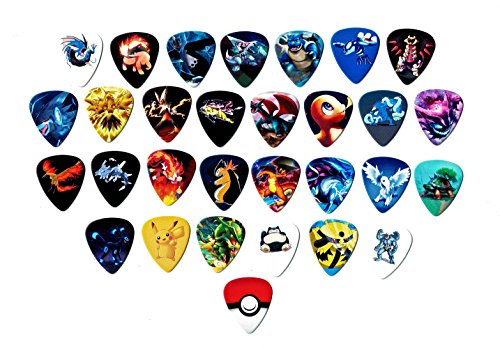 Pokemon Guitar picks (Mega Edition)(Collectibles)(30 picks in a Packet) - Thumbnail 3