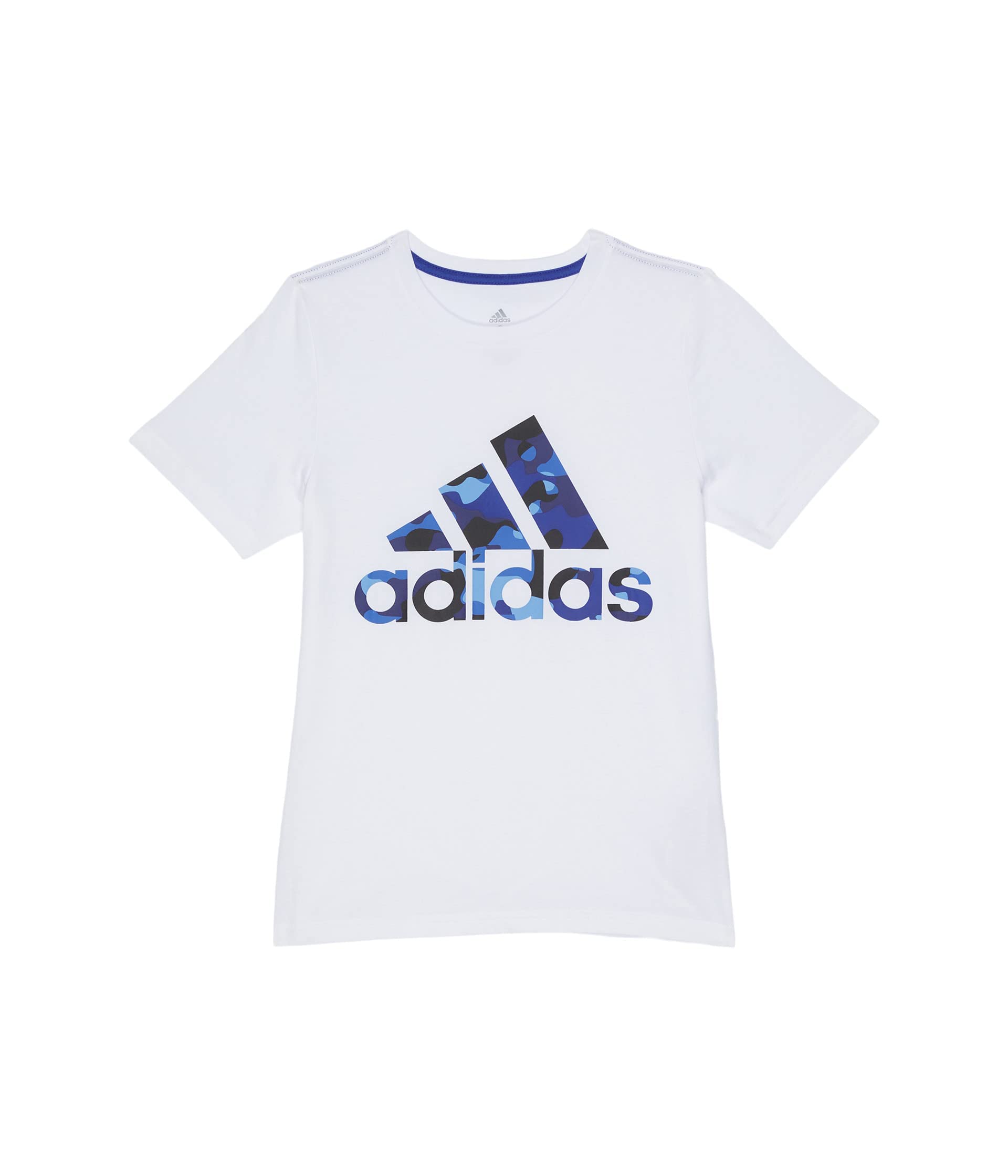 adidasBoys' Short Sleeve Cotton Camo Bos Logo T-Shirt