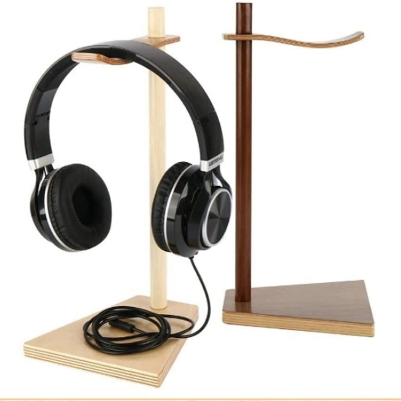 OLTETZ Supporto per Cuffie Supporto Cuffie Stand Cuffie Supporto Per Cuffie In Legno Massello Supporto Per Cuffie Stereo Da Tavolo Adatto A Tutti Gli Auricolari Supporti per Cuffie
