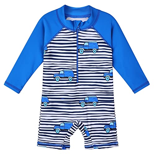 Image of XFGIRLS Baby Boys Swimsuit Toddler Sunsuit UPF 50+ Sun Protection One Piece Beach