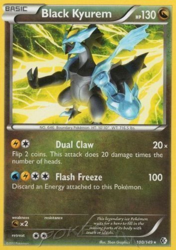 Pokemon - Black Kyurem (100/149) - BW - Boundaries Crossed