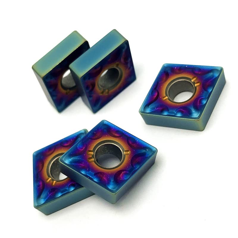10 pcs Insertos de Carburo CNMG120404 y CNMG120408 para Torno miniatura 2